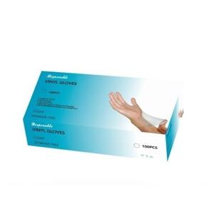 Vinyl handschoenen ongepoederd wit a 100 stuks - Maat XL