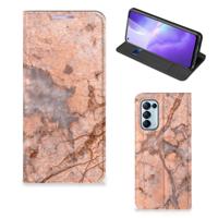 OPPO Find X3 Lite | Standcase | Marmer Oranje