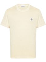 Stone Island t-shirt en coton à patch Compass - Tons neutres
