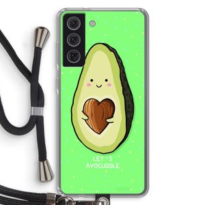Avocuddle: Samsung Galaxy S21 FE Transparant Hoesje met koord