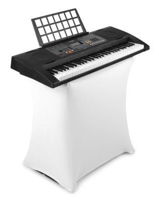 MAX KB3 Aanslaggevoelig Keyboard met standaard en hoes MAX KB3 Aanslaggevoelig Keyboard met standaard en hoes