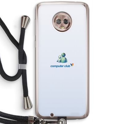 MSN: Motorola Moto G6 Transparant Hoesje met koord