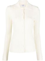 Filippa K cardigan boutonné en maille nervurée - Blanc