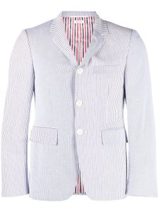 Thom Browne blazer à design patchwork - Bleu