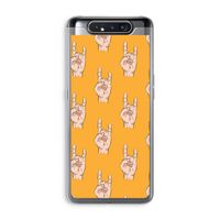 Rock: Samsung Galaxy A80 Transparant Hoesje