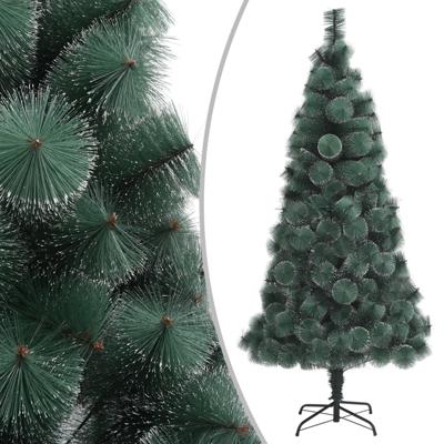 VidaXL Kunstkerstboom met standaard 120 cm pet groen