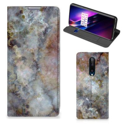 OnePlus 8 | Standcase | Marmer Grijs