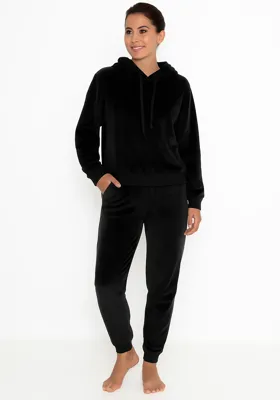Apollo dames huispak Fleece - Lounge set dames - Vrouwen warm pyjama pak - loungewear dames