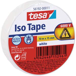 tesa 56192-00011-22 Isolatietape Wit (l x b) 10 m x 15 mm 1 stuk(s)