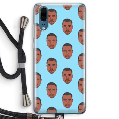 Kanye Call Me?: Huawei P20 Transparant Hoesje met koord
