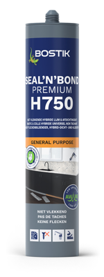 Bostik H750 Seal &apos;n&apos; Bond Premium | 290 ml | Wit - 30614701
