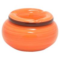 Dolomite Storm Asbak - keramiek - oranje - 13,5 x 7 cm