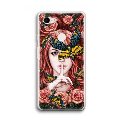 Lady Moth: Google Pixel 3 Transparant Hoesje