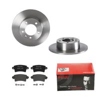 Remmenset, remschijf BREMBO, Remschijftype: Massief, Inbouwplaats: Achteras: , u.a. für Renault, Opel, Nissan - thumbnail