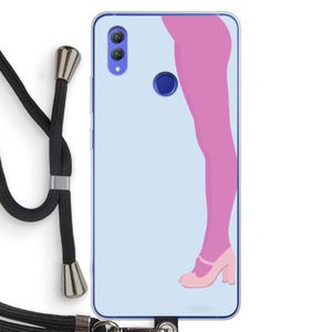Pink panty: Honor Note 10 Transparant Hoesje met koord
