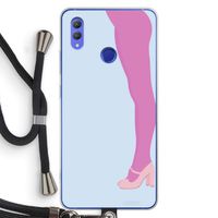 Pink panty: Honor Note 10 Transparant Hoesje met koord