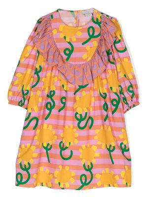 Stella McCartney Kids robe à fleurs - Rose