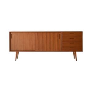 Tikamoon - Magda 50&apos;s - Massief mahoniehouten buffet 200 cm