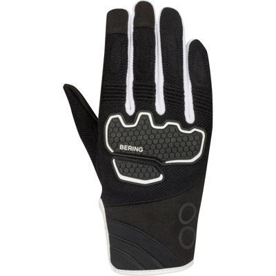 BERING Breeze, Motorhandschoenen zomer, Zwart-Wit