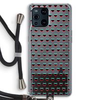 Hartjes: Oppo Find X3 Pro Transparant Hoesje met koord