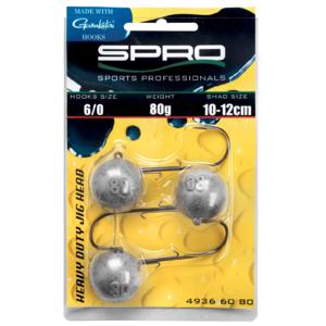 Spro Round HD Jighead 90 4/0 40gr 3st.