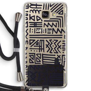 Marrakech print: Samsung Galaxy A5 (2016) Transparant Hoesje met koord