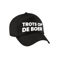 Boerenprotest pet trots op de boer zwart voor volwassenen