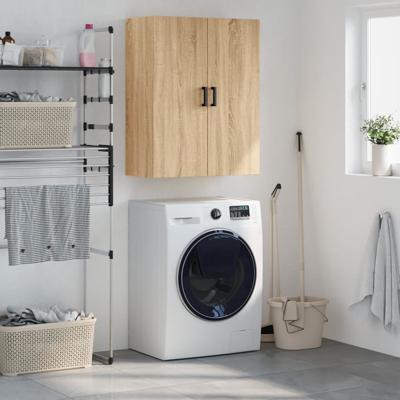 Wandkast 69,5x34x90 cm sonoma eikenkleurig