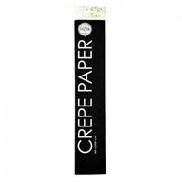 Globos Crepepapier zwart, 50x250cm Globos Crepepapier zwart, 50x250cm
