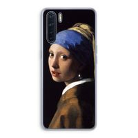 The Pearl Earring: Oppo A91 Transparant Hoesje