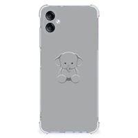 Samsung Galaxy A05 Stevig Bumper Hoesje Grijs Baby Olifant