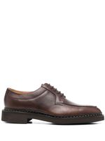 John Lobb chaussures en cuir grainé - Marron - thumbnail