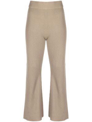Mr. Mittens Ribgebreide broek - Beige