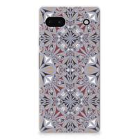 Google Pixel 6A | TPU | Siliconen hoesje | Flower Tiles