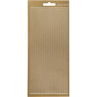 Creativ Company Stickers, randen, vel 10x23 cm, goud, 1 vel