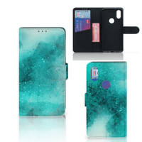 Hoesje Xiaomi Mi Mix 2s Painting Blue - thumbnail