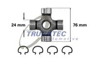 Trucktec Automotive Rubber askoppeling / Hardyschijf 02.34.004 - thumbnail