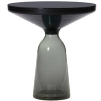 ClassiCon Bell Side Black bijzettafel Ø50 Quartz grijs