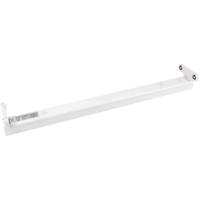 LED TL Armatuur Dubbel T8 60cm - IP20 - Mat Wit Staal