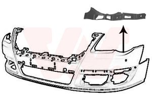 Houder, bumper ** Equipart ** VAN WEZEL, Inbouwplaats: Links voor, u.a. fÃ¼r VW