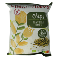 Pain Des Fleurs Chips met linzen bio 50 Gram