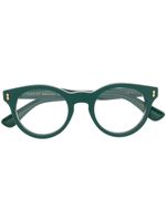 Gucci Eyewear lunettes de vue à monture d'inspirations wayfarer - Vert