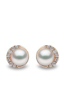 Yoko London boucles d'oreilles Trend en or 18ct ornées de perles et de diamants