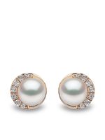 Yoko London boucles d'oreilles Trend en or 18ct ornées de perles et de diamants