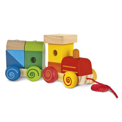 Eichhorn houten trein 11dlg.