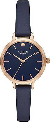 Horlogeband Kate Spade New York KSW9004 Leder Blauw 10mm