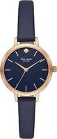 Horlogeband Kate Spade New York KSW9004 Leder Blauw 10mm