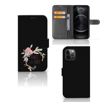 Apple iPhone 12 Pro Max Leuk Hoesje Boho Text Apple iPhone 12 Pro Max Leuk Hoesje Boho Text