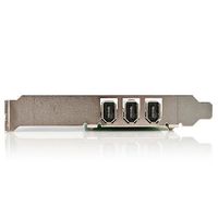 StarTech.com 4-poort PCI 1394a FireWire Adapter Kaart 3 Extern 1 Intern - thumbnail