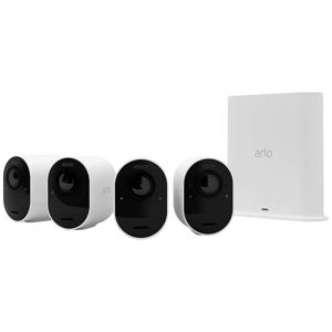 ARLO Ultra 2 4K, 4er Set VMS5440-200EUS IP-Bewakingsset Draadloos, WiFi 3840 x 2160 Pixel